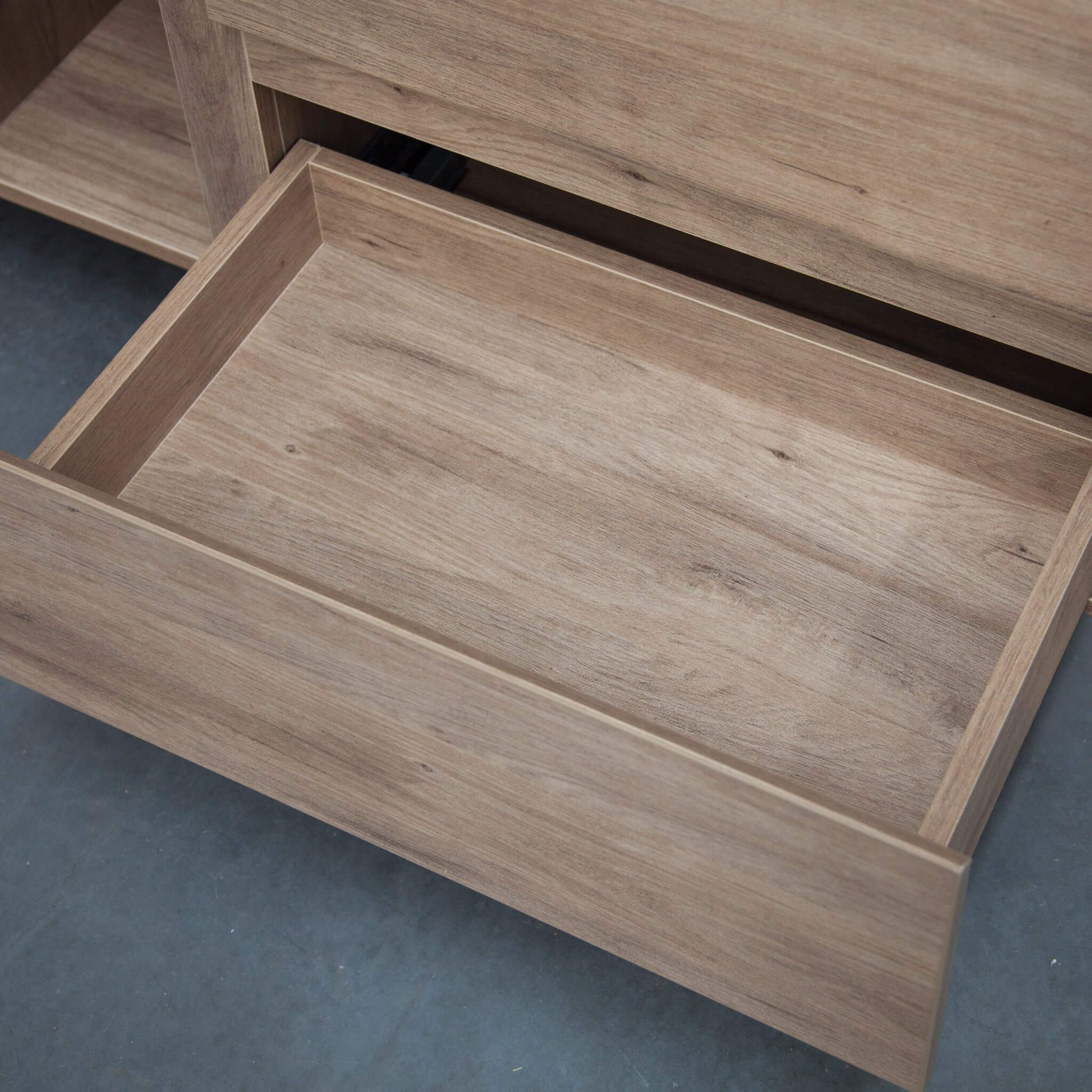 ALBANY 900mm Oak Timber Wall Hung Vanity - Image 15