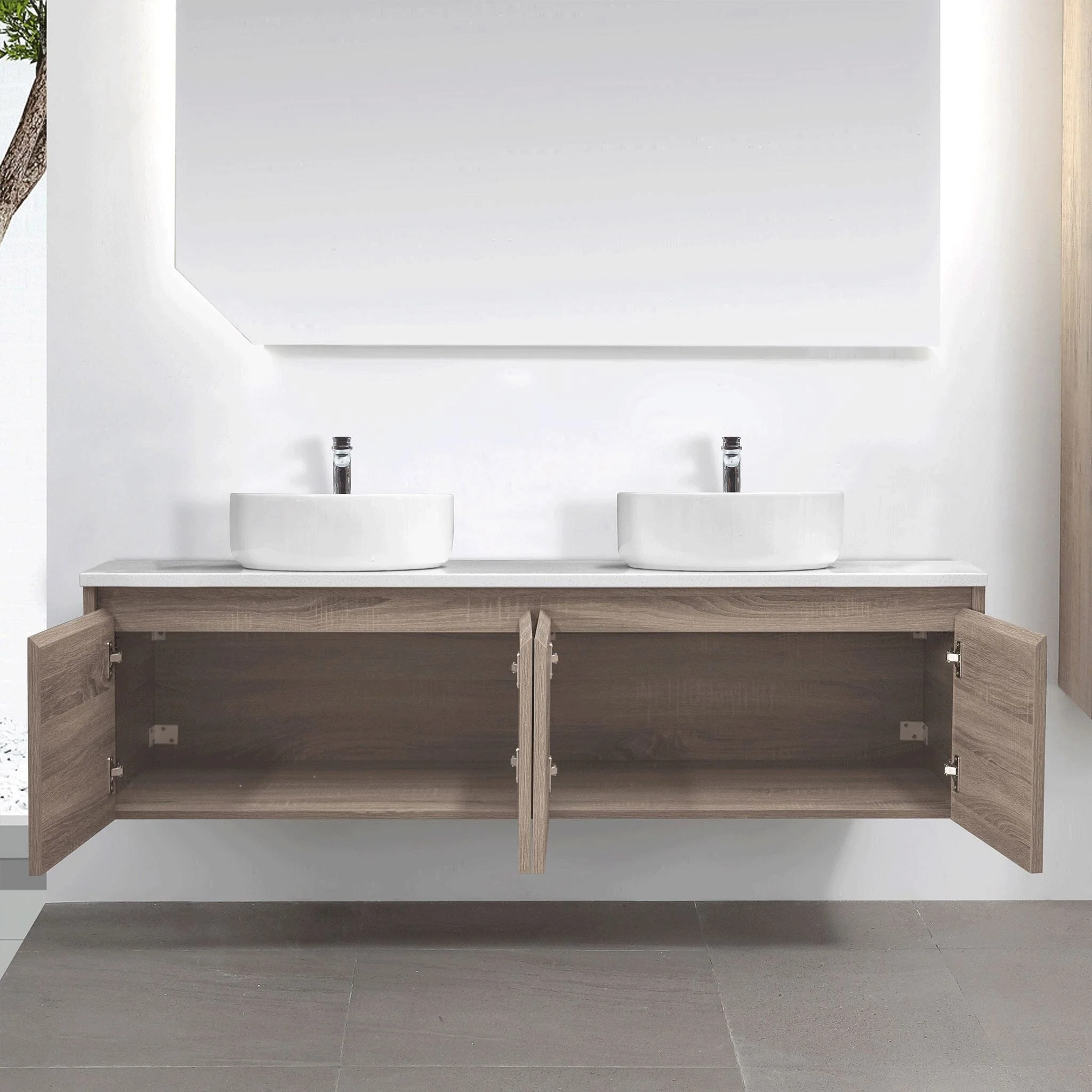Amber 1500mm Vanity + Bliss Stone Top + Jess36 Basin - Image 3