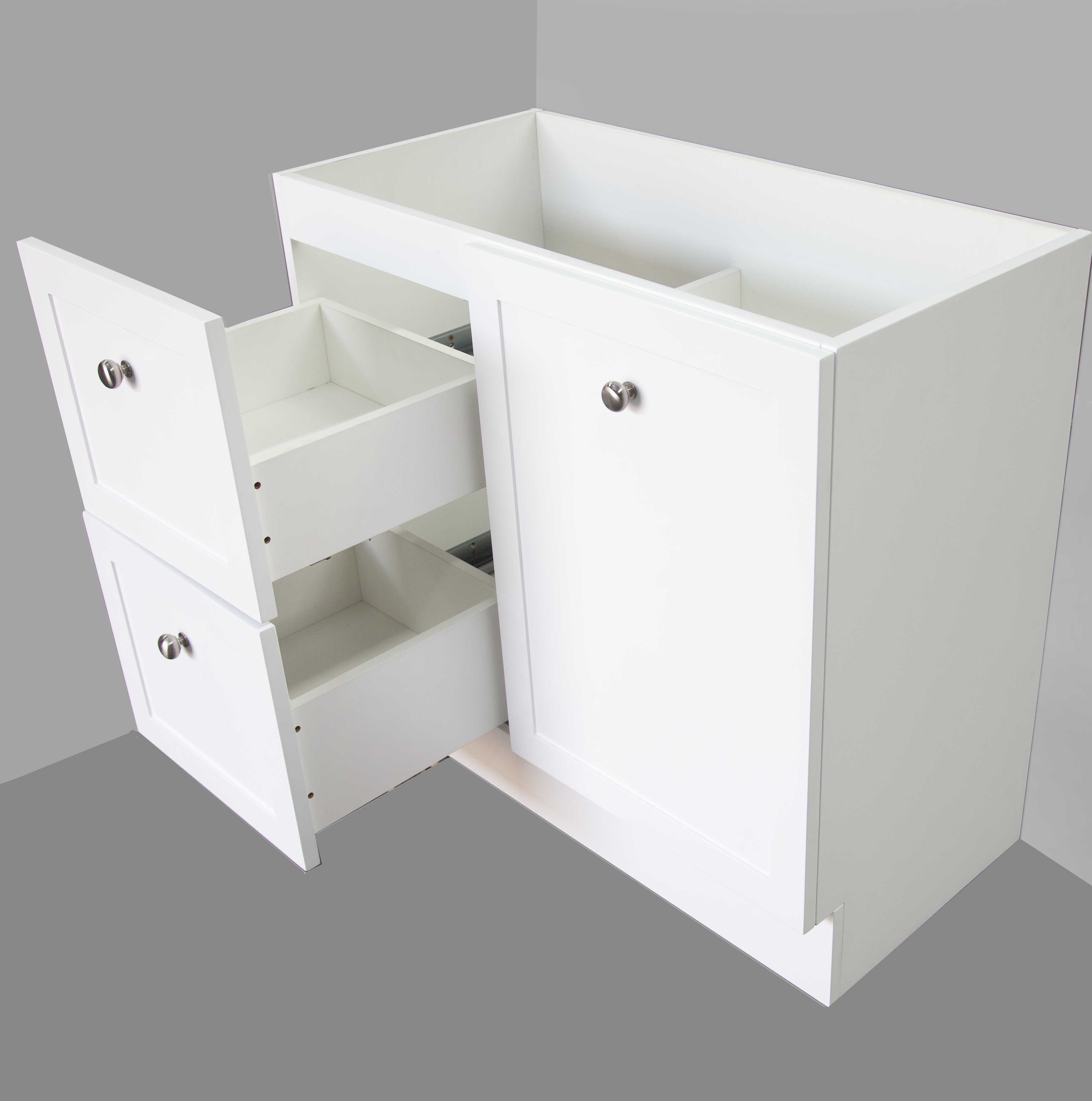 Clearance - AUSTIN 900mm Floor Standing Bathroom Vanity Left Hand Side - Image 8