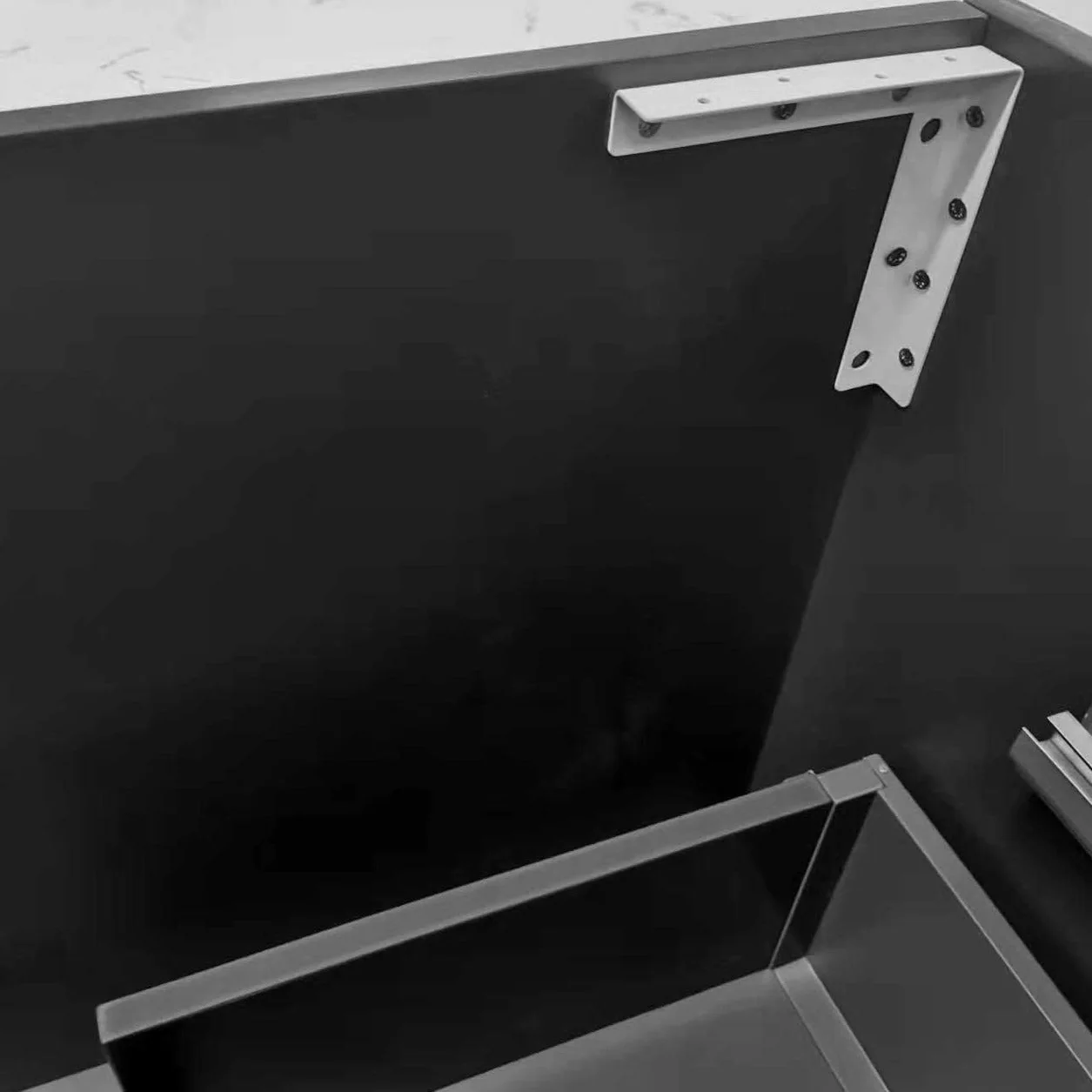 Bronte 1200mm Wall Hung Bathroom Vanity - Matte Black - Image 10