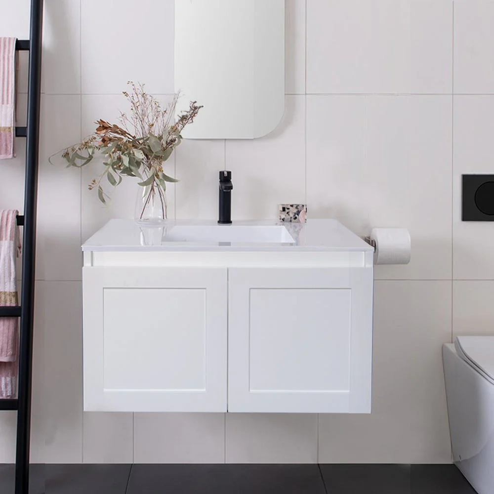 Clearance - CLOVER 600mm Wall Hung Bathroom Vanity - Image 5