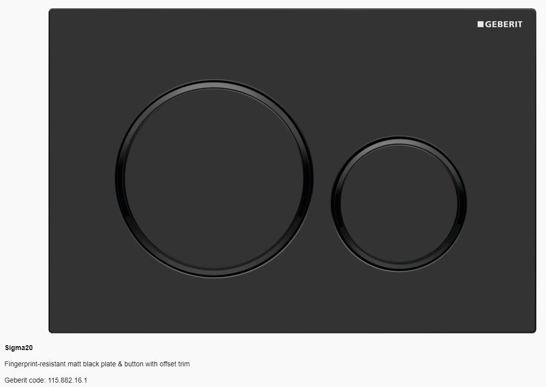 Geberit Sigma 20 Dual Flush Button and Plate - Image 11