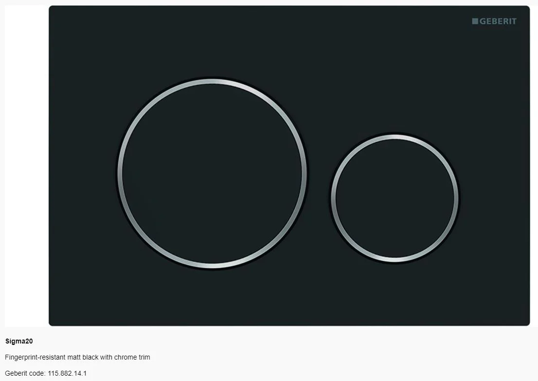 Geberit Sigma 20 Dual Flush Button and Plate - Image 6