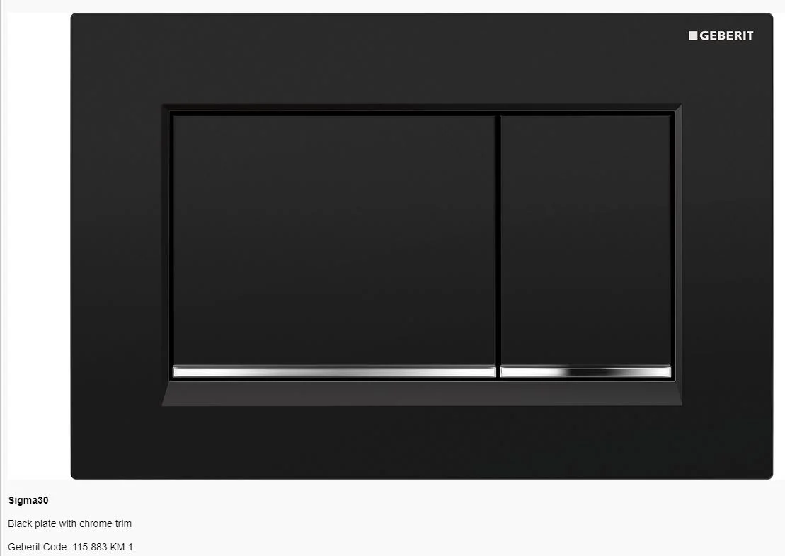 Geberit Sigma 30 Dual Flush Button and Plate - Tone in Tone | A touch of fun - Image 5
