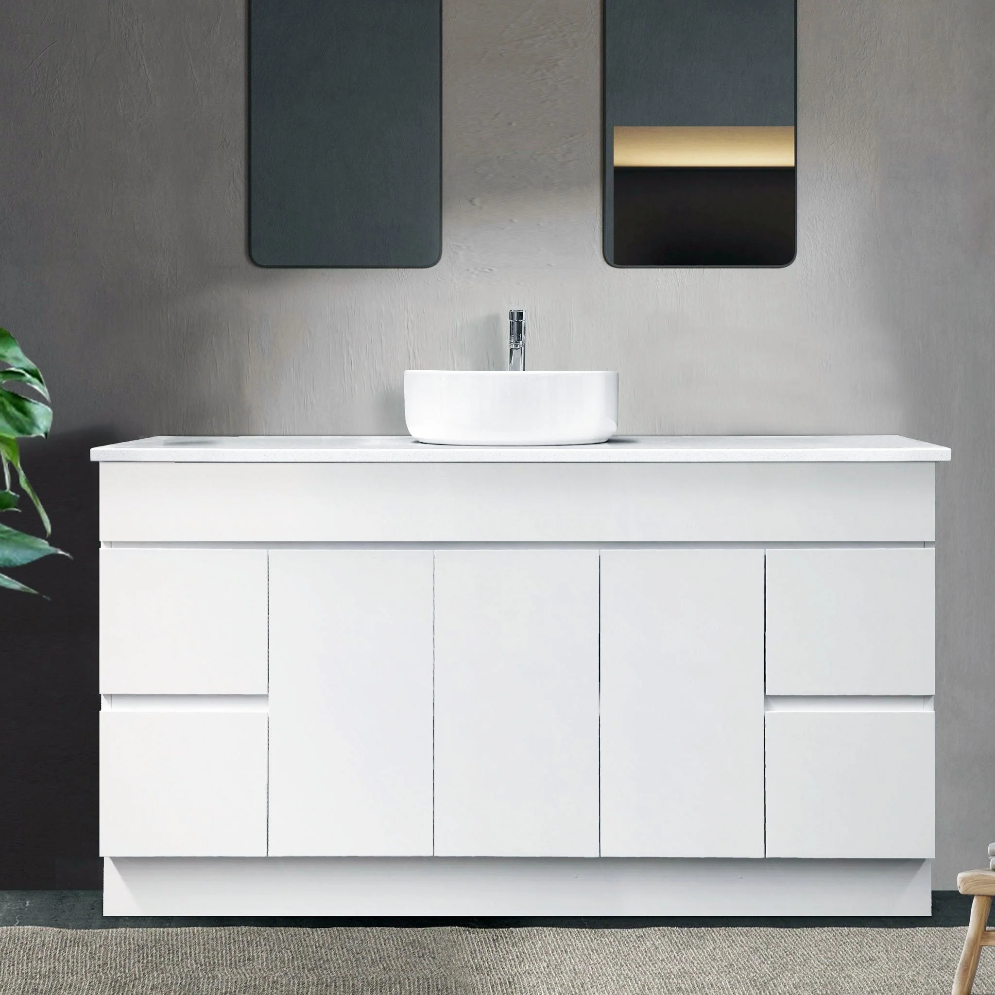Clearance - LUCA 1500mm Floor Standing Bathroom Vanity - Image 10