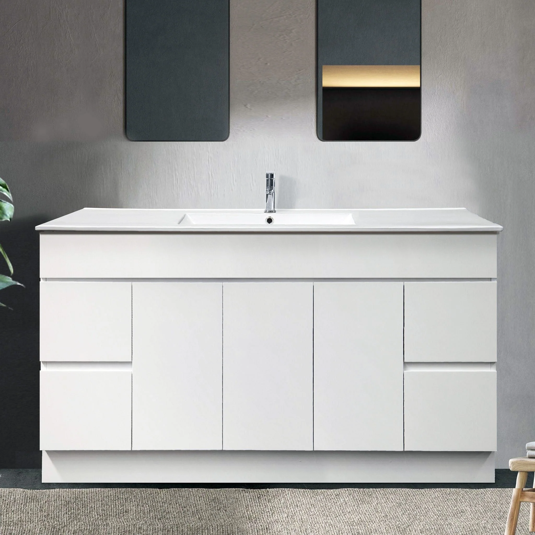 Clearance - LUCA 1500mm Floor Standing Bathroom Vanity - Image 11