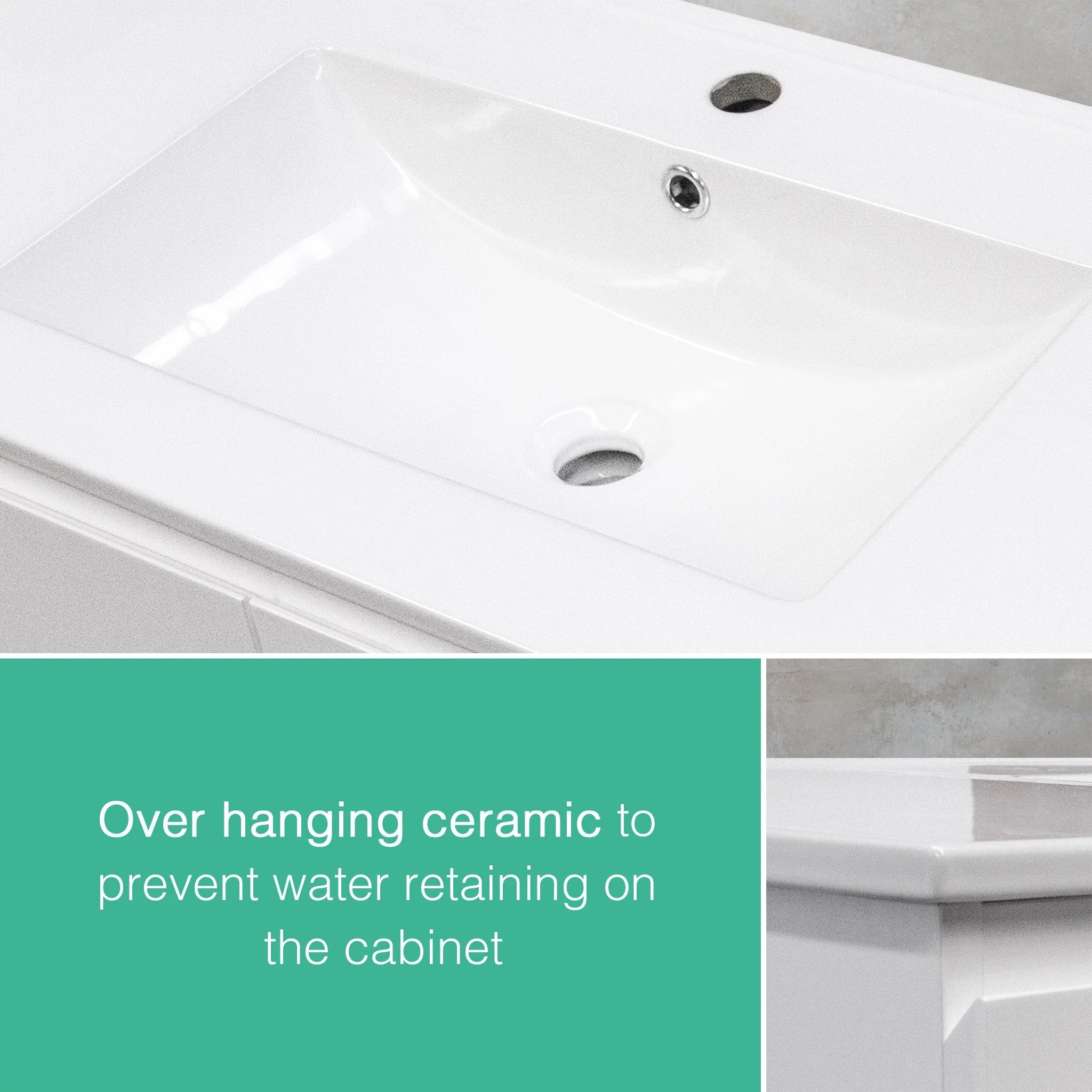Clearance - Mia 1200mm Wall Hung Single Vanity - Image 10