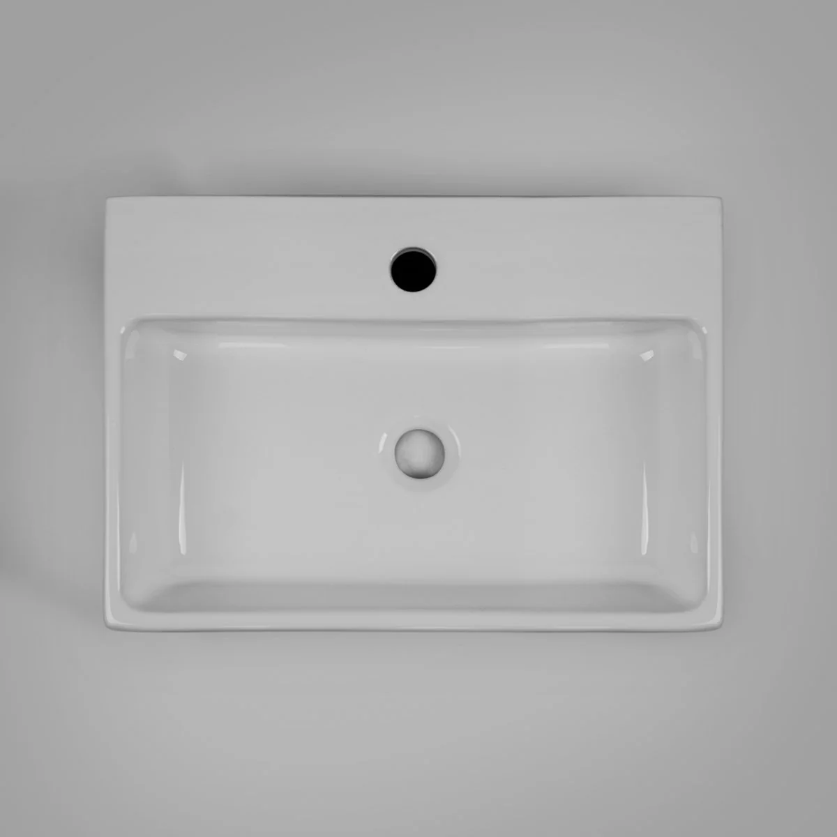 ACQUA Wall Hung Basin Gloss White - Image 4
