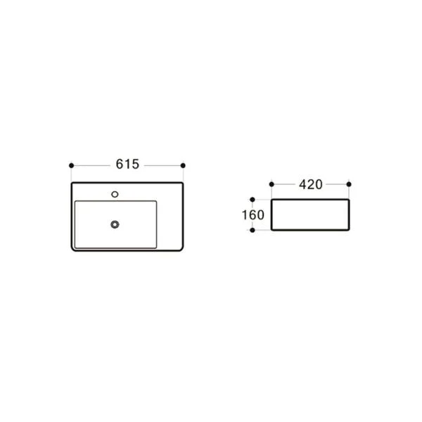 URBANO Wall Hung Basin - Image 9
